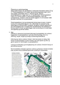 Situasjonsplan som viser et område langs elv med en grønn soneringskart (A, B, C, D) og en planlagt underjordisk parkeringskjeller (C2, C1, GC1).