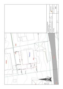 Situasjonsplan med innmåling av eiendom og nabogranser