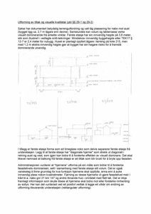 Bildet viser snittegninger (tverrsnitt) av en bygning, inkludert høydeangivelser og form på etasjene.
