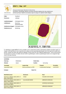 Kart over et arkeologisk minne (Gårdshaug) med markerte grenser og nabolag.