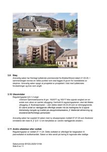 To illustrasjonsbilder (renderinger) av et boligprosjekt med moderne og tradisjonell arkitektur, inkludert fasader, balkonger og omgivelser.