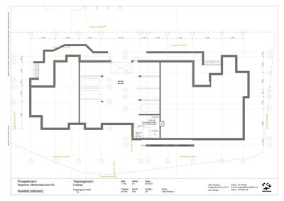 Etasjeplan (0 etasje) som viser romfordeling, veggposisjon og fasaderetninger for Støpenet, Møllendalsveien 63.
