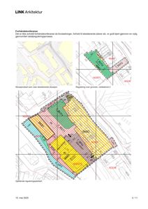 Situasjonskart og reguleringsplan som viser tomtens plassering, arealer og reguleringsstatus.