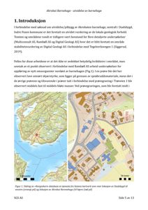 Bildet viser to kart som illustrerer lokasjonen til Akrobat Barnehage i Stadsbygd (venstre) og en detaljert situasjonsplan over området med bygninger og veier (høyre).