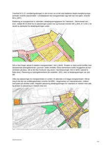 Situasjonsplan som viser tomtens form, vegnet, og plassering av bygninger og anlegg (som energisentraler) i forhold til hverandre.