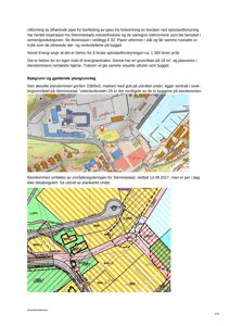 Bildet viser to situasjonsplaner (tomtekart) som illustrerer eiendommen og dens plassering i forhold til nabolaget og veger.