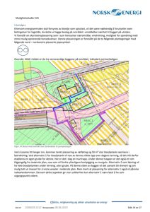 Et situasjonskart eller en oversiktsplan som viser tomtens form, grenser, og plasseringen av bygninger og infrastruktur.