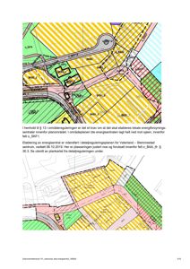 Situasjonsplan eller plankart som viser arealbruk, vegnett og plassering av en energisentral i et planområde.