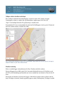 Kart over fareområder (skred og flom) i et område, inkludert en oversikt over nabolag.