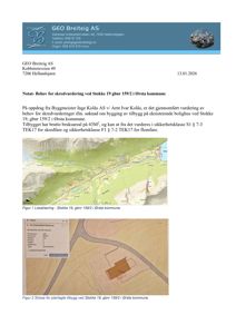Dokumentet inneholder to kartbilder (Figur 1 og Figur 2) som viser lokalisering og situasjon for en bygning i Ørsta kommune.