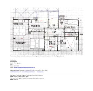 Etasjeplan (AR) som viser romfordeling, arealer og funksjoner i et hus.