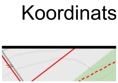 Et kartutsnitt som viser topografi (konturlinjer), ei grønn markert sone og røde linjer som sannsynligvis representerer grenser eller veier.