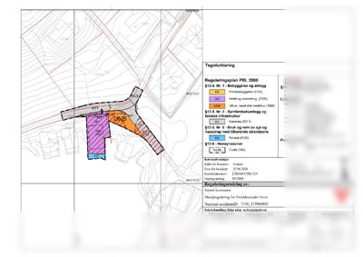 Situasjonsplan med regulering av tomt for fritidsbustad i Havøysund, inkludert arealbrukszoner (FE, UNB, HO), vegnett og topografi.