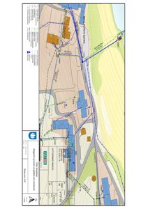Situasjonsplan som viser tomtens form, høydeforhold, naboeiendommer og bygningers plassering.