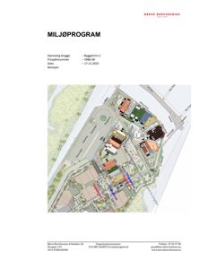 Situasjonsplan eller kart over et område ved Hjemseng brygge som viser tomt, vann og bygninger.