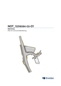 Situasjonsplan som viser plassering av bygninger og infrastruktur i forhold til vannløp (Hjemseng).