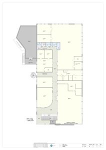 Etasjeplan for 2. etasje (BTA 2 etg) som viser romfordeling, arealer og funksjoner.