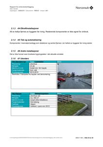 Fotografier av utendørsanlegg (lysmaster og beleggstein) inkludert i en rapport om ombruk.