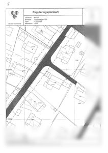Reguleringsplankart som viser eiendom 47/101 i Tulipanvegen 15A med omgivende tomter, vegnett og koordinater.