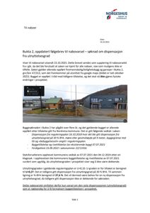 Fotografi av et eksisterende bygg (firmanmsbolig/leilighetsbygg) i Bukta 2, tatt i oktober 2022, inkludert et kartmerke i øvre venstre hjørne.