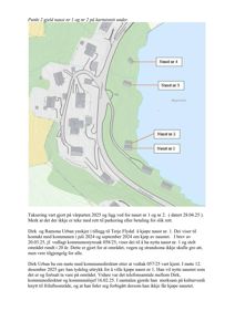 Et kart som viser plasseringen av flere naust langs en kystlinje med topografiske linjer og veier.