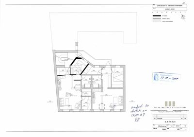 Etasjeplan for 2. etasje som viser romfordeling, veggposisjon og møblering.