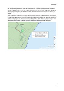 Et digitalt kart (Norgart) som viser topografi, eiendomsgrenser (76/148, 76/191), en sti (Pålerstigen) og en planlagt adkomstvei. Kartet illustrerer forholdet mellom eiendommen og fjellet.