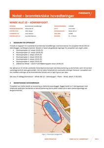 Illustrasjon av bygningens beliggenhet i forhold til omgivelser (tomteplan/situasjonsplan).