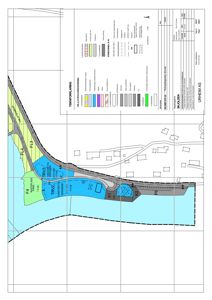 Situasjonsplan som viser tomtedeling, arealbruk og regulering for et prosjekt.