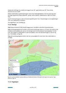 En kartvisning av et geografisk område (Løsmassedekk, planområde og fjellside) med en tegneforklaring, hentet fra NGU.