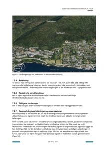 Et flyfoto eller kartutsnitt som viser et skråningsområde med topografiske detaljer og bygninger.