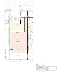 Etasjeplan som viser romfordeling, arealer (BTA) og funksjoner for et leilighetskompleks.