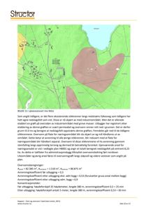 Et oversiktskart (Løsmassekart) som viser et industriområde, eksisterende stikkrenner, og beregnede nedslagsfelt for overvannshåndtering.