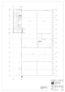 Etasjeplan (1. etasje) med romfordeling, dører, vinduer og mål.