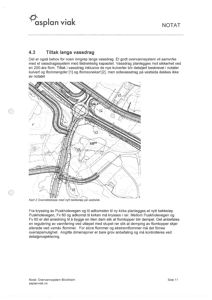 Oversiktsskisse (kart) som viser planlagt bekkelepp og vannregulering langs vassdraget.