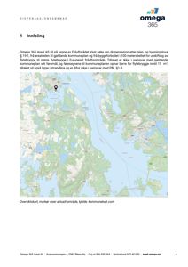 Oversiktskart som viser lokalisering av et område i forhold til nabolag og infrastruktur.