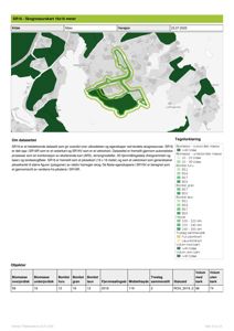Et skogressurskart (SR16) som viser vegetasjon og terrengforhold i et område, inkludert en vektorisert oversikt over skogresurser.