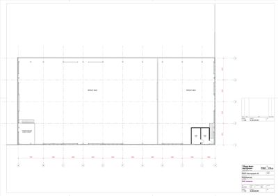 Etasjeplan (APENT NED) som viser romfordeling, dimensjoner og plassering av inngang og trapp.