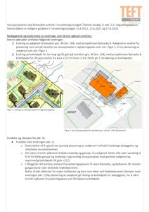 Bildet viser to situasjonsplaner (Figur 1 og Figur 2) som illustrerer endringer i avkjørsel og kotehøyde for eiendom gnr. 40 bnr. 508, Bymarka 8.