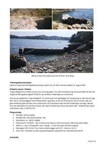 To fotografier av en kai fra synfaring, inkludert en overskrift og en fotokreditt.