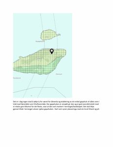 Et kart som viser plassering av et område (Raudøyholmen) med et markørpinn som indikerer en spesifikk lokasjon. Kartet viser også omgivelsene som Raudøyna og Elneset.