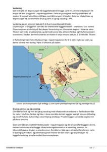 Situasjonsplan som viser planlagt plassering av kai og bygninger i forhold til kystlinjen, med høydemål og arealopplysninger.