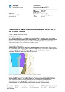 Kart eller situasjonsplan som viser et regulert byggegrenseområde (Nåra) med farger og stiplede linjer.