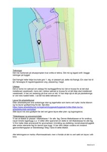 Situasjonsplan som viser bygningens plassering på tomten, grenser til naboeiendom (Nårvegen) og en markert snittlinje.