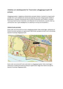 Kart som viser situasjonsplan for et utbyggingsprosjekt med skoleområder.