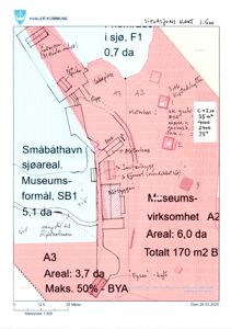 Situasjonskart som viser tomtens beliggenhet, areal, naboeiendommer og bygningers plassering.