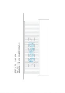 Fasadetegning for 'Utstillingsbygg for båtmotorer' sett fra syd.