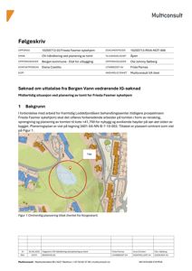 Et kart (Norgeskart) som viser omtrentlig plassering av tiltaket på tomten.