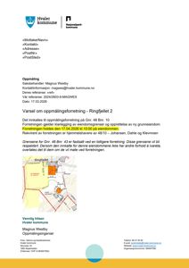 Et kart som viser eiendomsgranser og eiendomsnummer for Ringfjellet 2 i Hvaler kommune.