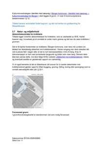 Et kart som viser eiendomsgrenser og et aktsomhetsområde for kvikkleire.